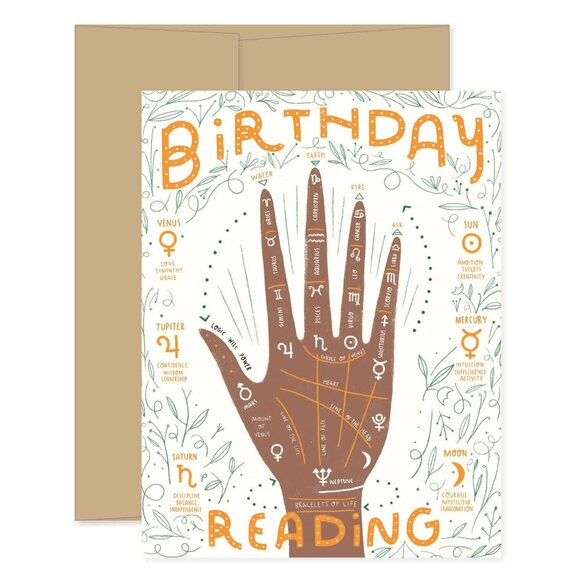 "Birthday Reading" Card - Picture 1 of 2